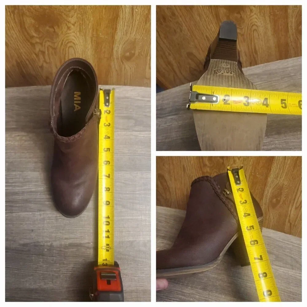 Mia Kori Ankle‎ Boots Womens Size 8.5 Brown